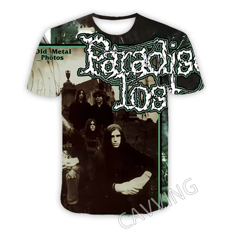 CAVVING 3D Printed Paradise Lost Casual T-shirts Hip Hop T Shirts Harajuku Styles Tops Clothing for Men/women