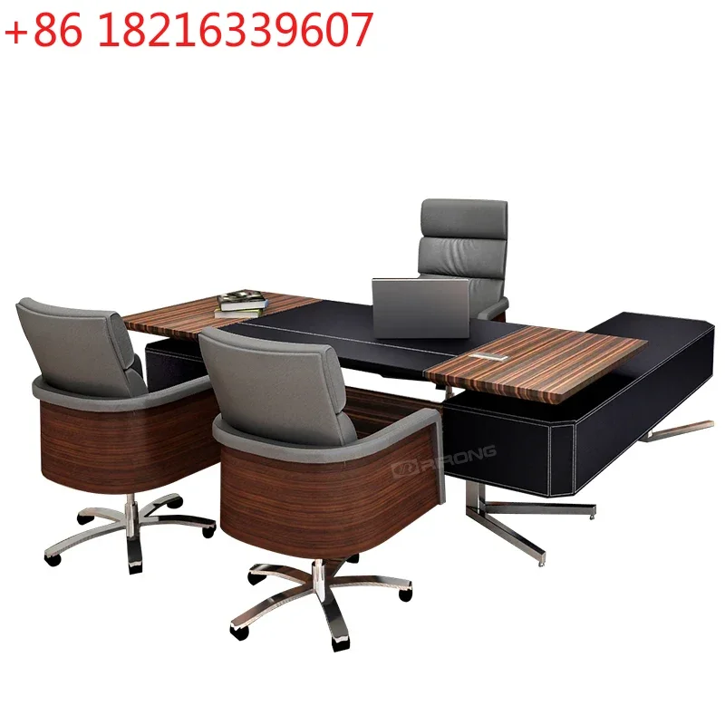 TAO Small personal Office Furniture Set Wood Office Executive Table Loft Ins Home Study Space Design Manager Custom Office Desk