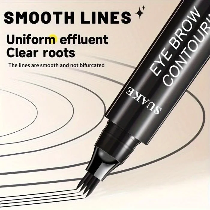 5 Farben zur Auswahl, Anfänger-Augenbrauenstift, langanhaltender, natürlicher Augenbrauenstift, zarter Augenbrauen-Make-up für Frauen, Geschenk für Studenten – Detail 9