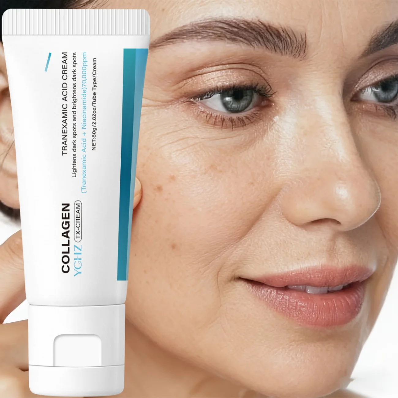 Hyaluronic Acid Face Cream - Contains Niacinamide, Ceramide Skin Care Essence - Long-Lasting Hydration and Moisture Retention - Skin Is Shiny and Smooth - Daily Moisturizing Cream, Korean Skincare - Hypoallergenic - Al