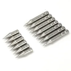 6/12pcs ID 8.0mm Arrow Point Archery Broadheads 100/120/180 grain For Recurve Compound Bow Arrow Head Tips DIY