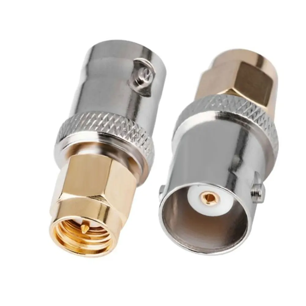 SMA Male to BNC Female 12 Pieces RF Coaxial Coax Adapter BNC Male Female Coax Connector Kit for RF Antennas/Wireless LAN Devices