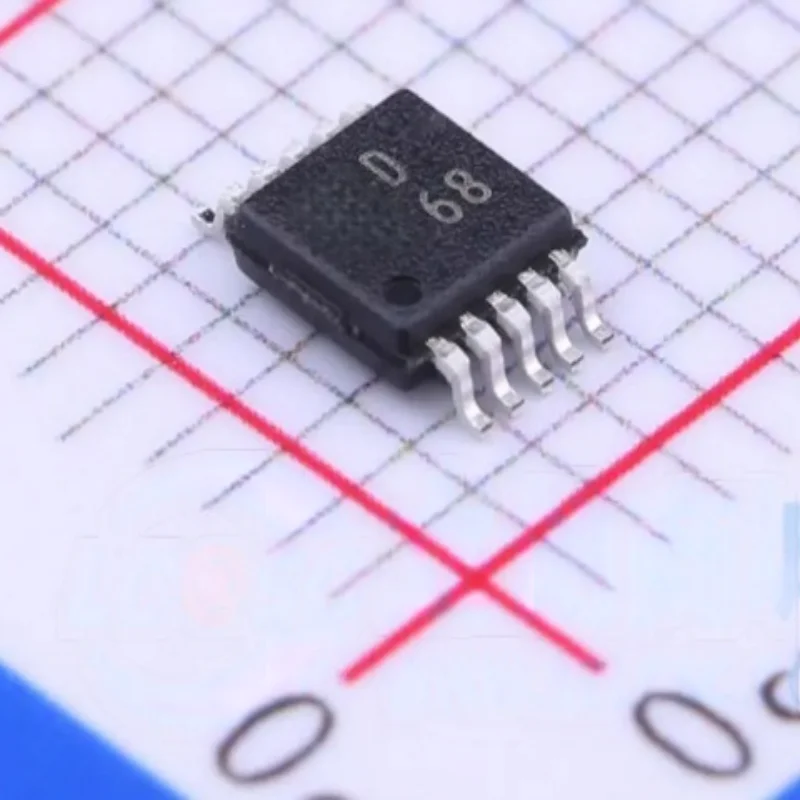 Original AD9833BRMZ-REEL7 silk screen D68 MSOP-10 programmable waveform generator chip