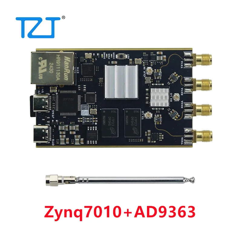 Tzt 70mhz-6ghz zynq7020 + ad9363/zynq7010 + ad9363 sdr software
