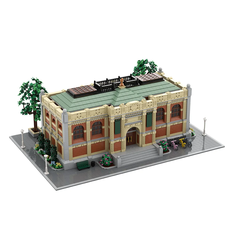 

Gobricks MOC Medieval Museum Building Block Set Toys Gift