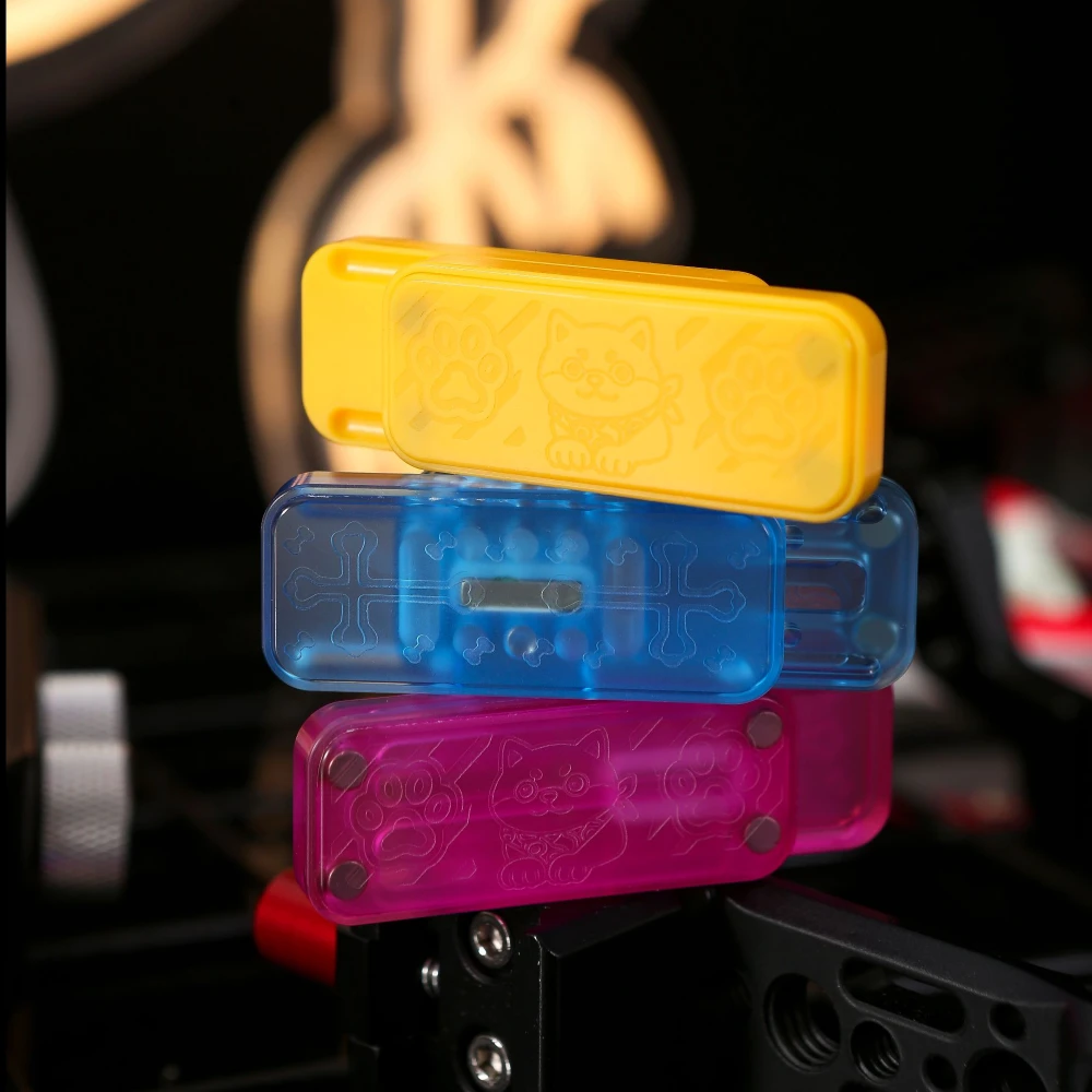 BUDING EDC PMMA Fidget Slider Stress Relief Toy Push Slider Fidget Toys For Adults Office Desk Accessories