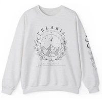 Velaris Sweatshirt with Sleeve Print Shirt ACOTAR Merch Sarah J Maas Sweater City of Starlight Pullover Feyres Tattoo Sweatshirt - Image 3