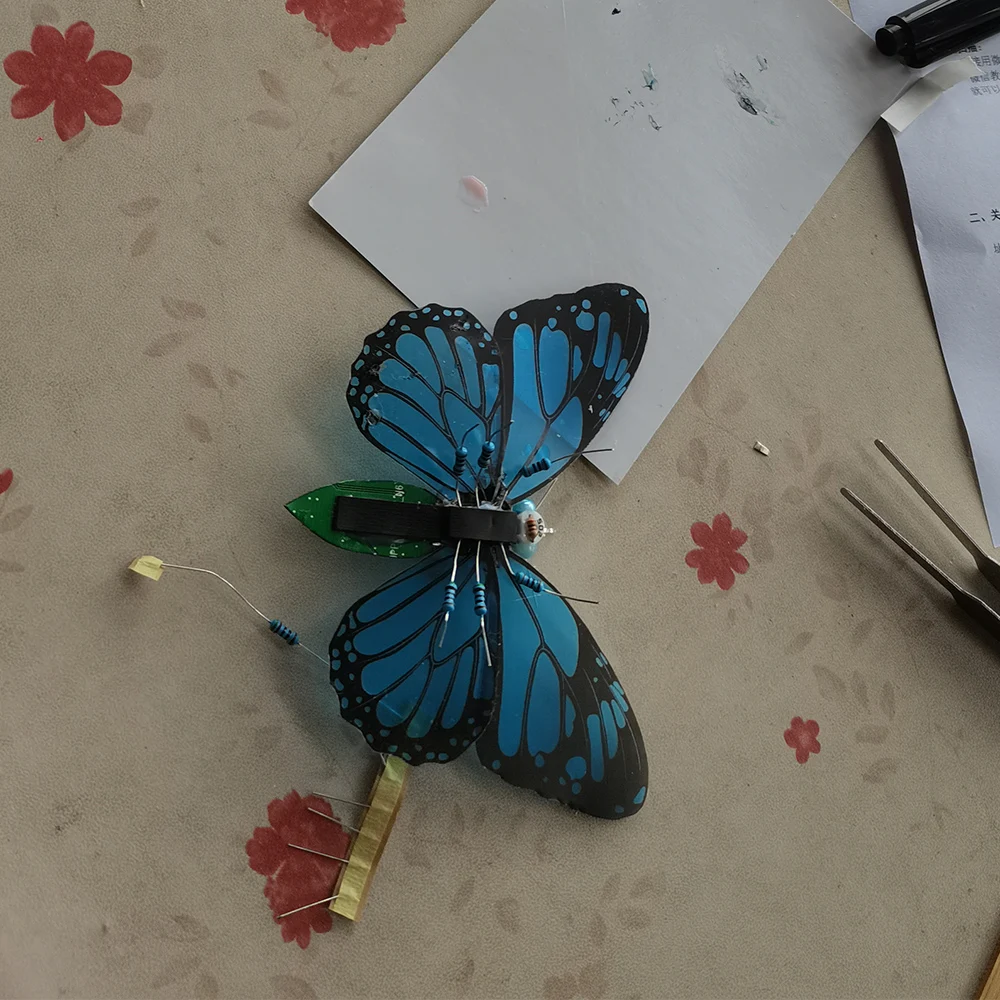 Butterfly Model Metal Machinery Puzzle  Kids Science Toys DIY STEM Technological Learning Kit Educational Toys