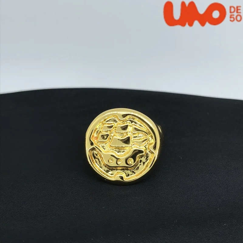 

2025 Best-selling Explosions UNO DE 50 Irregular S925 Silver Temperament High Sense of Luxury Metal Fashion Commuter Joker Ring