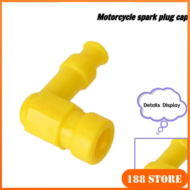 

Spark Plug Cap Boot Yellow Silicone Waterproof Non Resistor Unisersal Caps Easy Installs for Motorcycle Dirt Drop Shipping