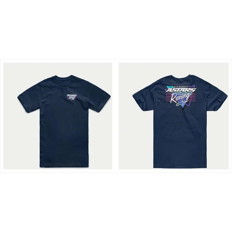 

2025 Summer Luxury Brand Graphic Printed T-shirt Men's and Women's Casual Short-sleeved Round Neck Cotton T-shirt Motorcycle