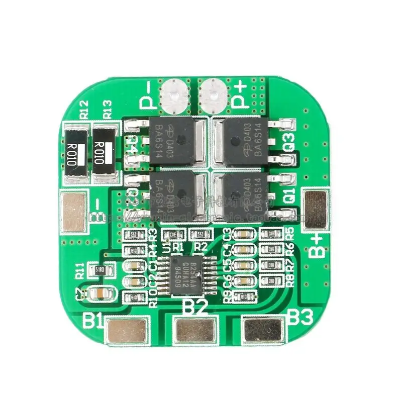 4 series 14.8V18650 lithium battery protection board 16.8V current 10A