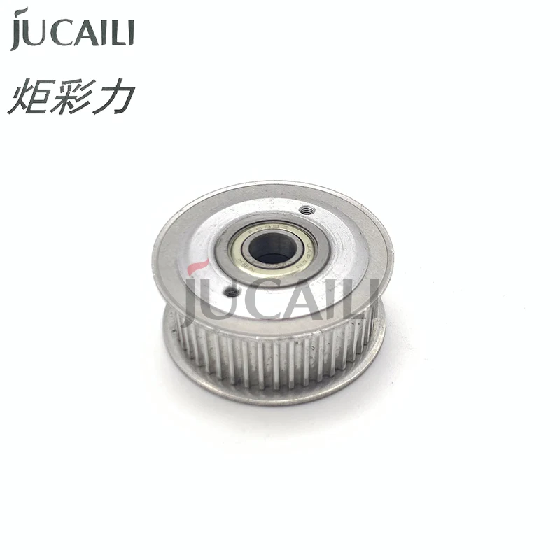 JUCAILI good price Eco solvent printer driven/driver pulley for Mi_ma_ki JV3 JV22 JV33 TS3 CJV30 single decked pulley one set