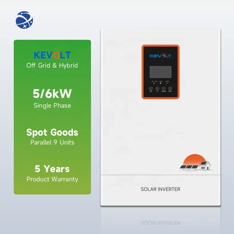 

KEVOLT Solar Hybrid Inverter 5kW 10kW Converters Inversor Wechselrichter MPPT Pure Sine Wave Inverter