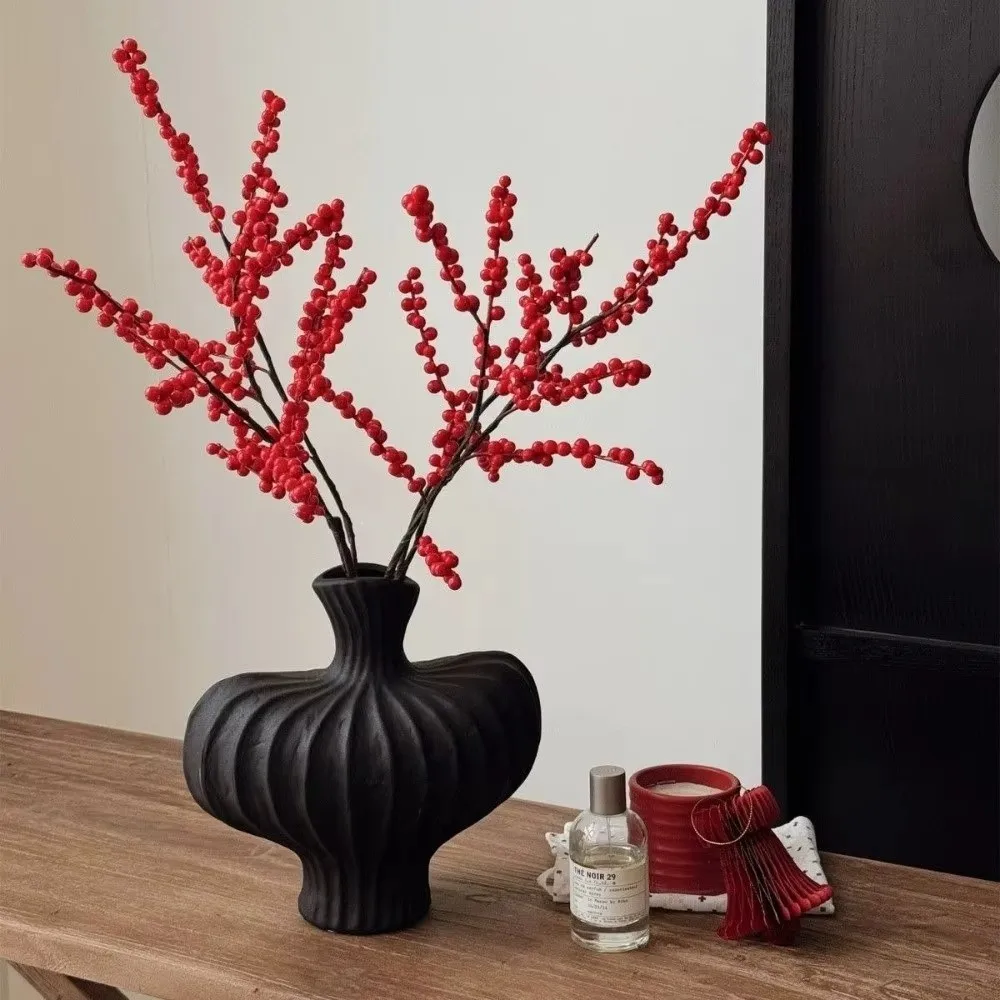 Creative Nordic Style Plastic Vase Minimalist Unbreakable Flower Vase Irregular Shape Water Cultivation Vase Desktop Decor