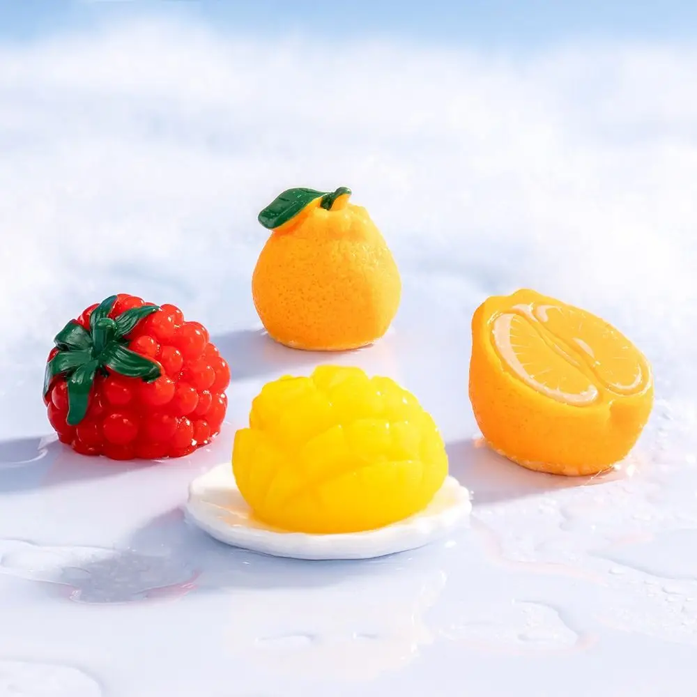 Cute Simulation Fruit Figurines Mini Handicrafts Artificial Fruits 3D DIY Decorations Fruit Model Fruit Prop Teaching - Detail 1