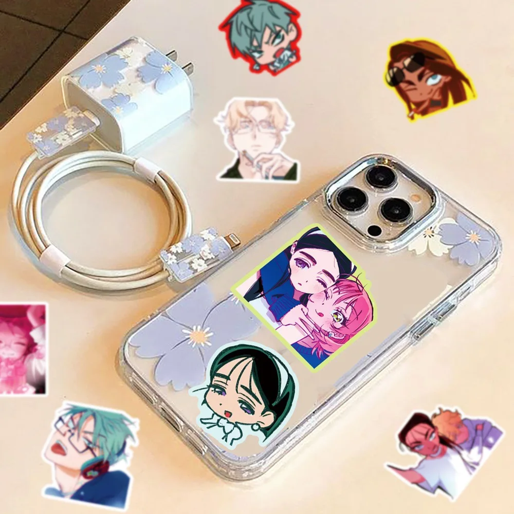 50PCS Alien Stage Anime Graffiti Stickers Decoration Luggage Phone Guitar Scraphbook Waterproof Stickers Party Gifts Kid Toys view 5