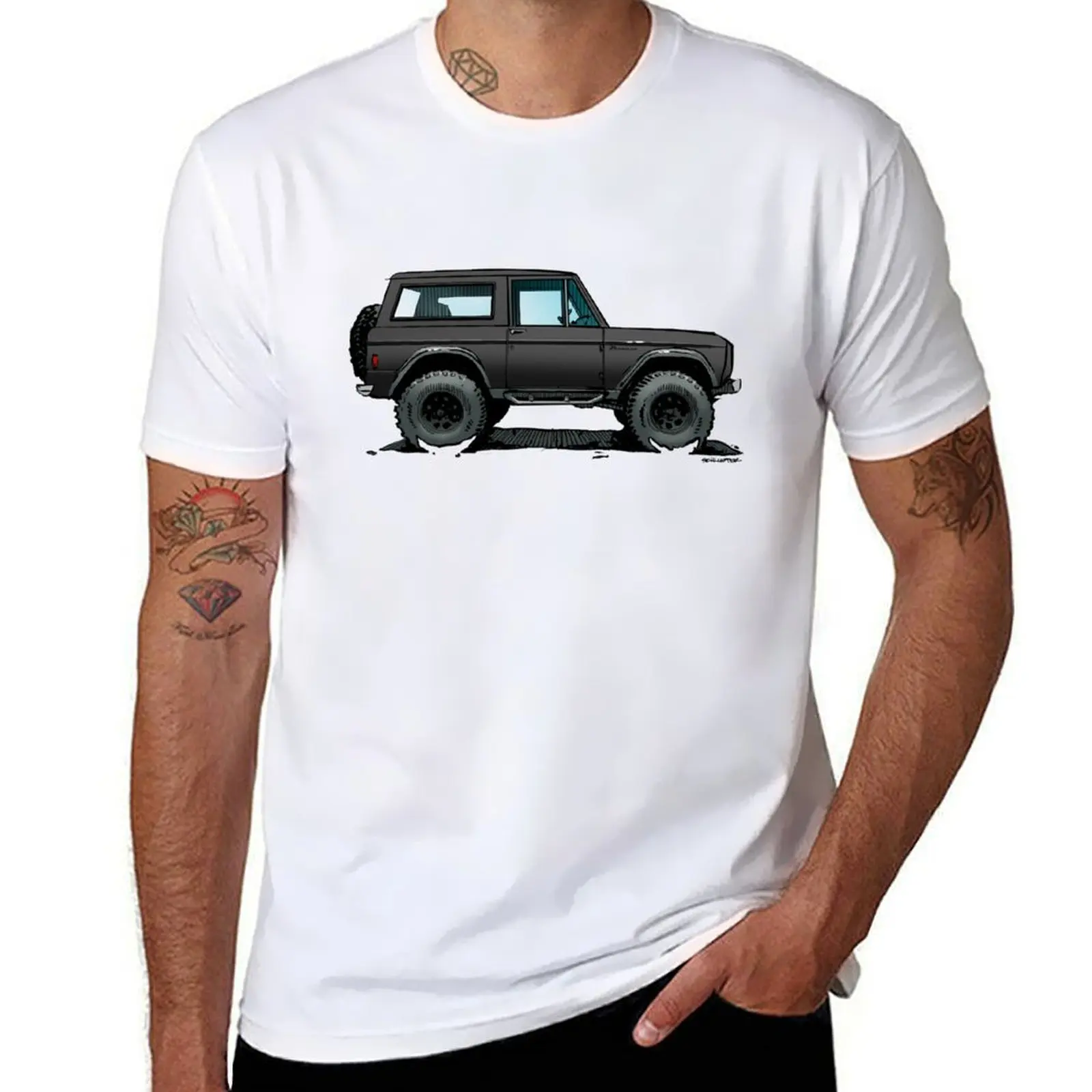 

Bronco - X-Cab Black T-Shirt t shirts for man pack white man t shirts high quality luxury brand T-Shirt