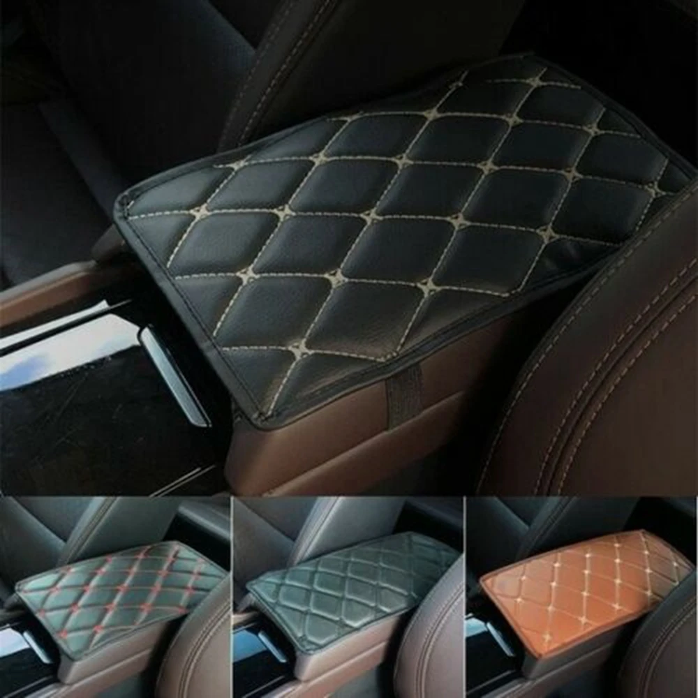 Durable Wear Mat For Car Auto SUV Armrest Box Pad Cover Center Console Box Armrest Pad Cushion Cover Accessories