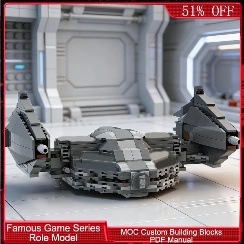 

374 PCS Warplane Nighthunter-Style Modular Starfighter MOC Customize Modular Building Block Educational DIY Toy Birthday Gift