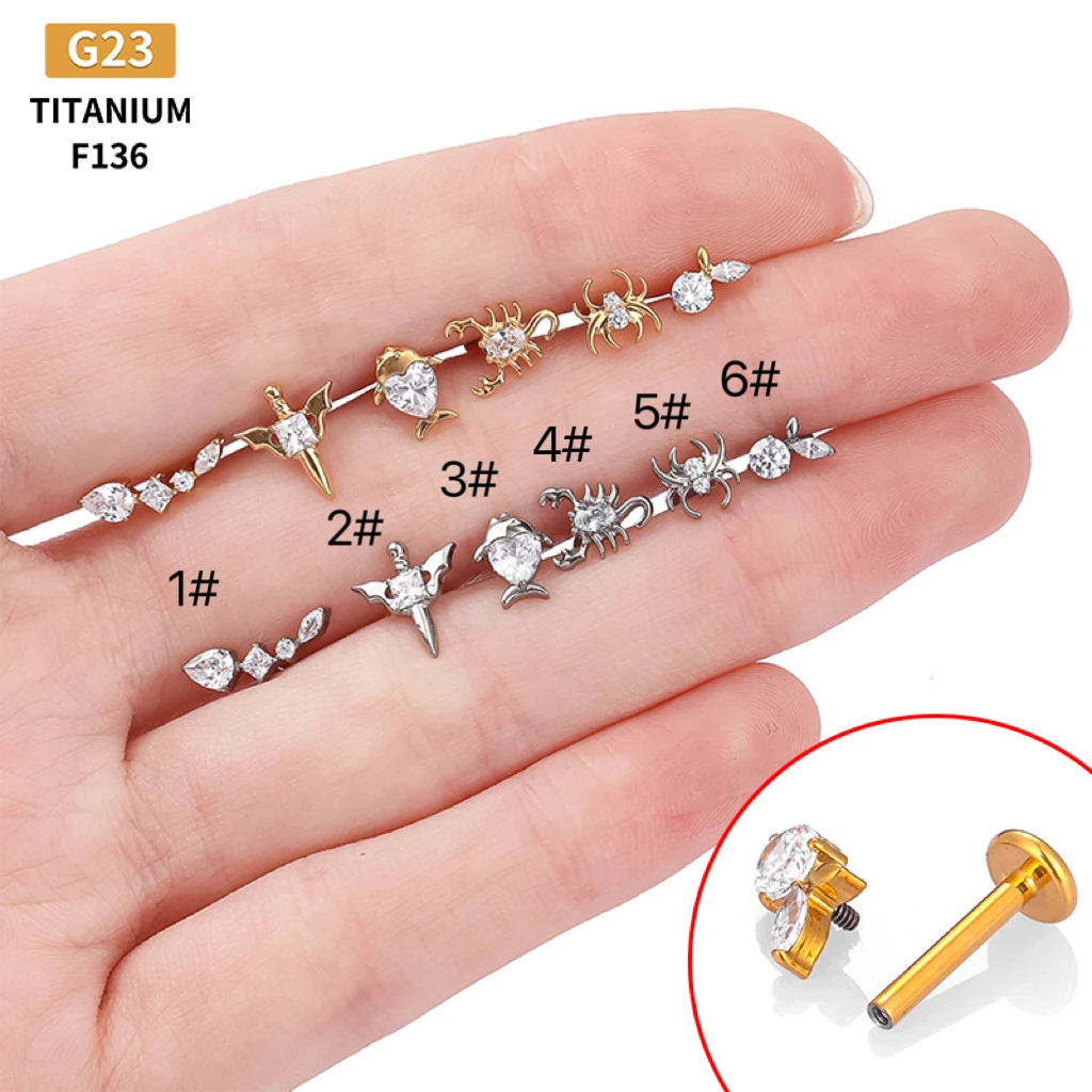 1PC F136 Titanium P…