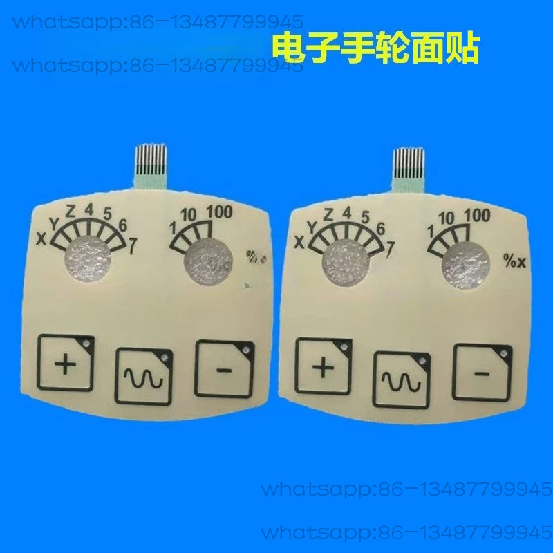 Handwheel Button Membrane Handle Switch Sticker Numerical Control Machine HBA-072914 Electronic Handwheel Surface Sticker
