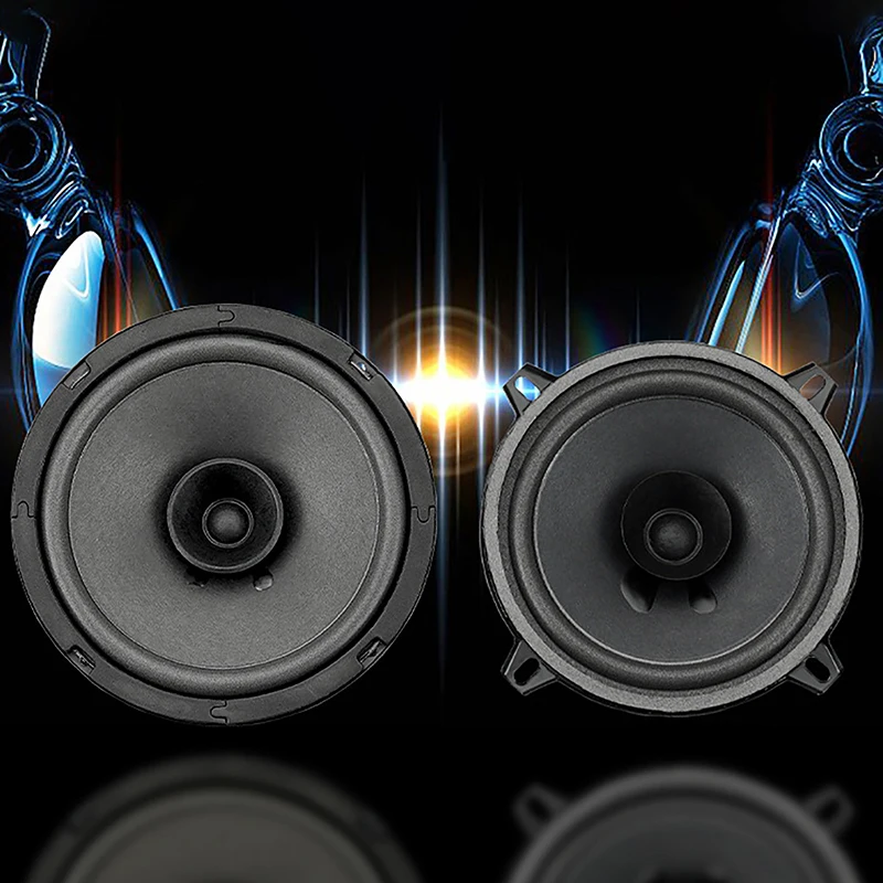 4/5/6.5 Inch Car Speakers Coaxial Green Subwoofer Universal Automotive Audio Full Range Frequency Car Stereo Speaker - view 2