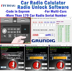 Car Radio Calulator Software Radio Unlock Code Calulator Code in Eeprom for Alfa for BECKER for Honda for Nissan..ect Many Cars