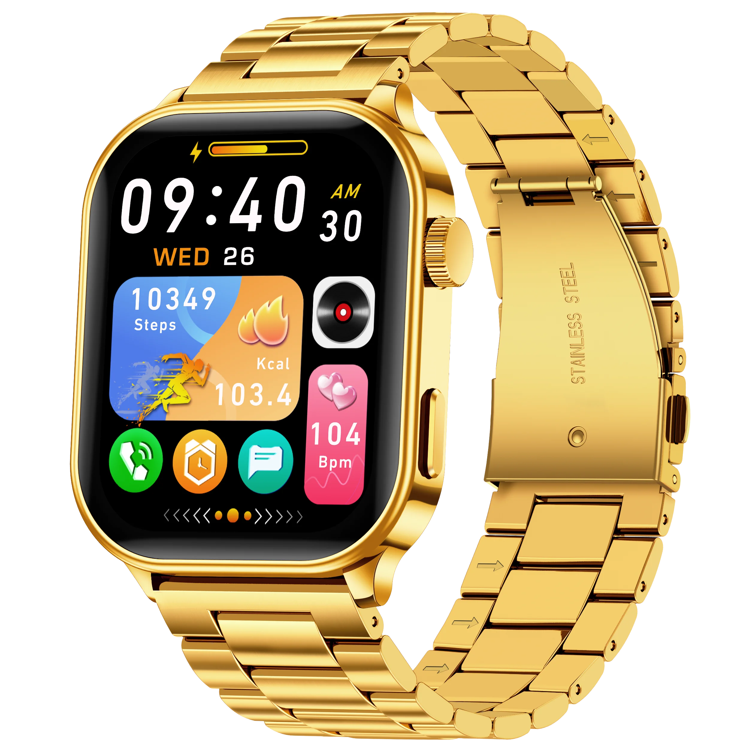 2026 LIGE Smart Watch 2.01'' HD Large Screen Sleep Monitoring Wireless Call Music Control 123+ Sports mode smart watches for men