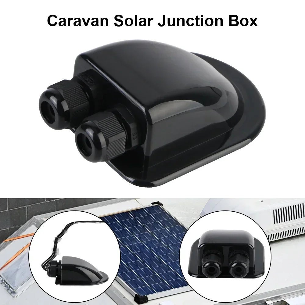 1/2 Wire Entry Motorhome Junction Box Car Camper Accessory Waterproof Roof Solar Cable RV Junction Box Caravan Accessories