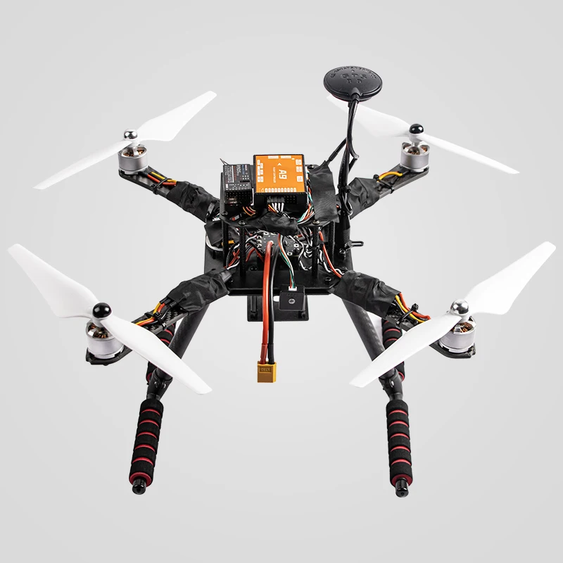 

Carbon Fiber FPV Q380 Quadrotor Drone K9 Flight Control 980KV 2212 Motor 9450 Paddle AT9S Remote Control for Photography