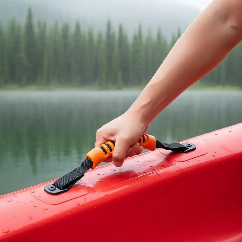 Kayak Carry Handles Non Slip Grip Heavy Duty Nylon Strap Durable Replacement for Canoe Kayak Paddle Board Accessories