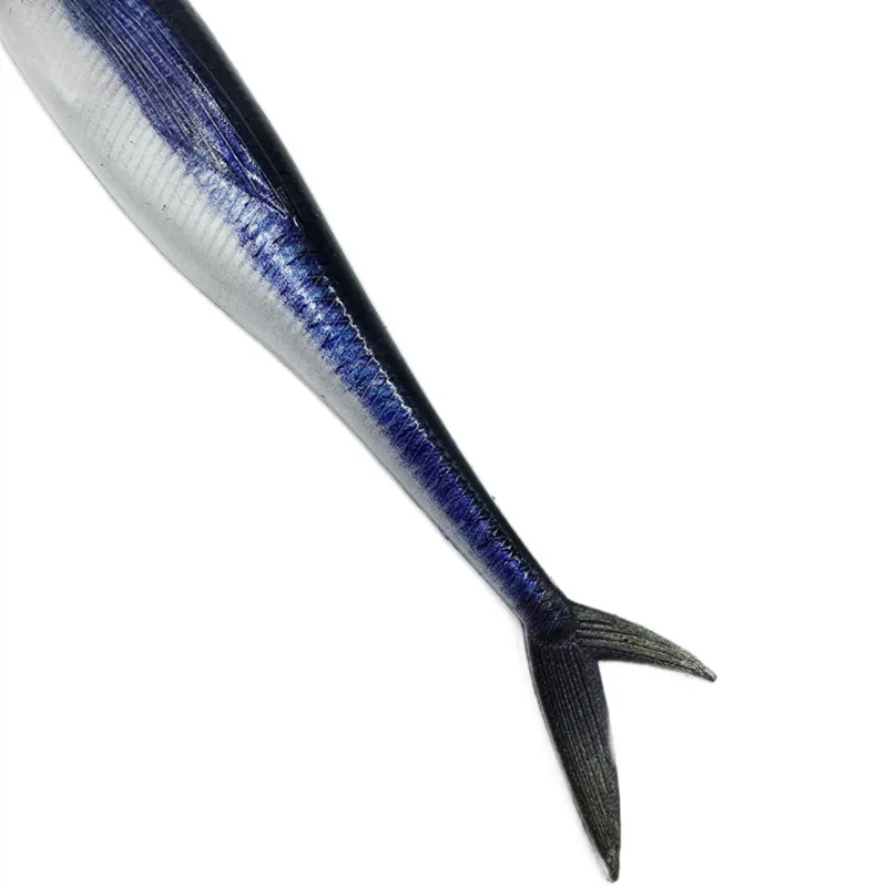 2PCS 11g/12.5cm  21.5g/16cm 3D Fishing Trolling Tuna Mackerel Seawater Bait Lures Soft Plastic Lure Swimbait For Bass Fishing