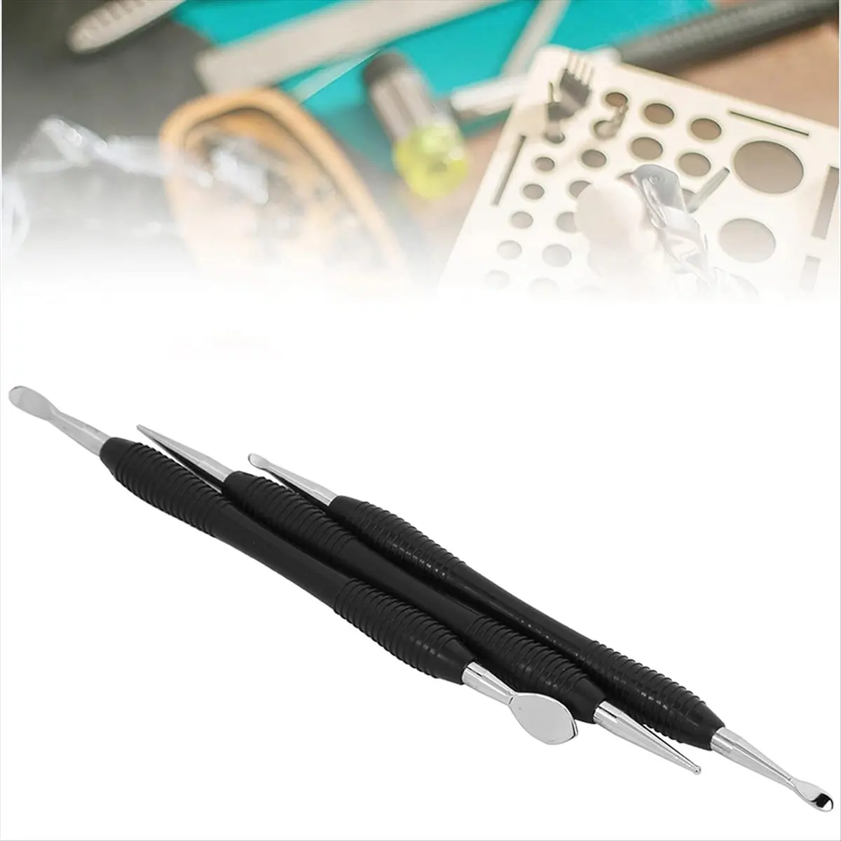 NEW Carving Printing Tool, Leather Craft Spoon Stylus Set Kit Stationary Craft Collection for Artisans Hobbyists