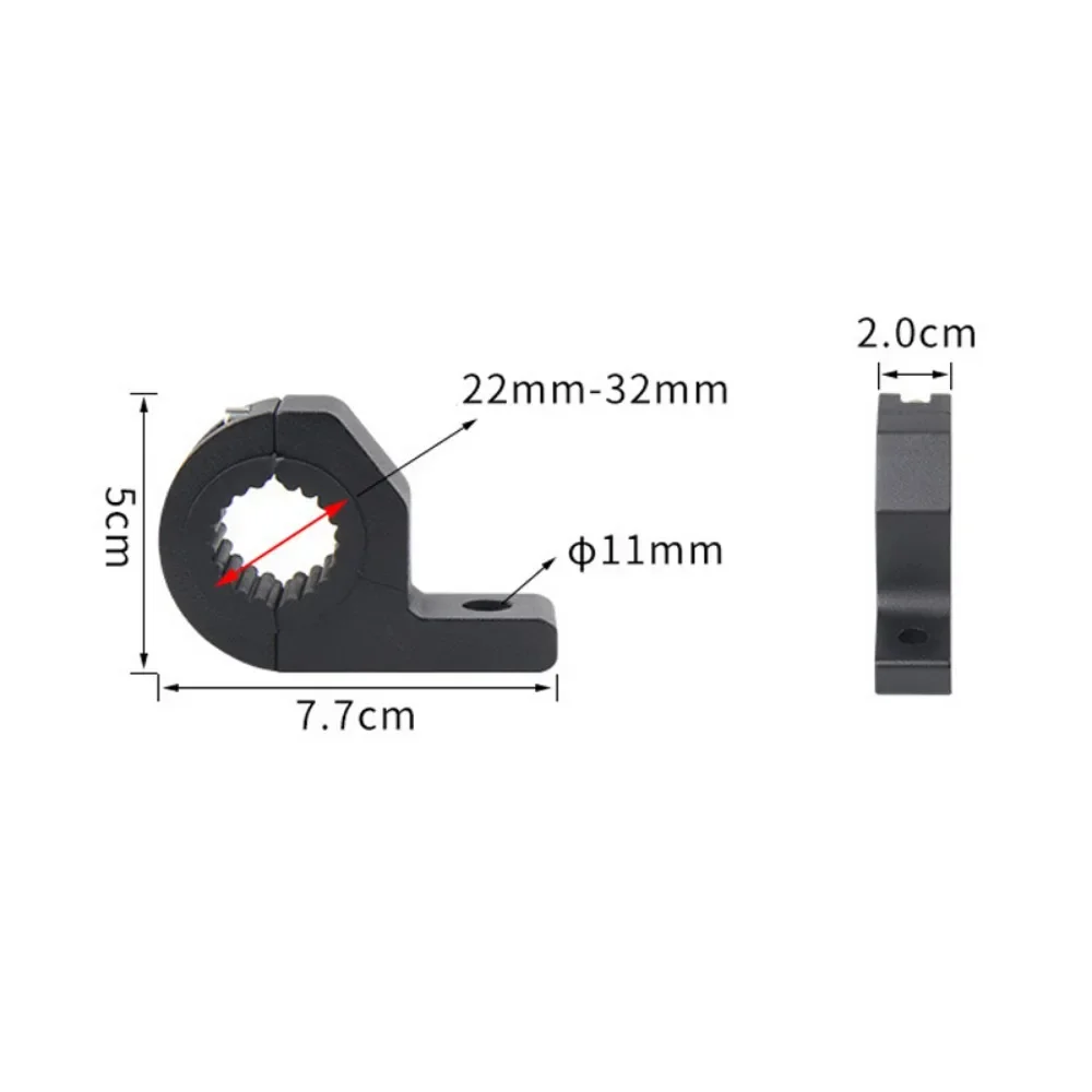 Support de lampe frontale pour vélo de route, réglable, 19mm-26mm, pour moto, sauna, accessoires