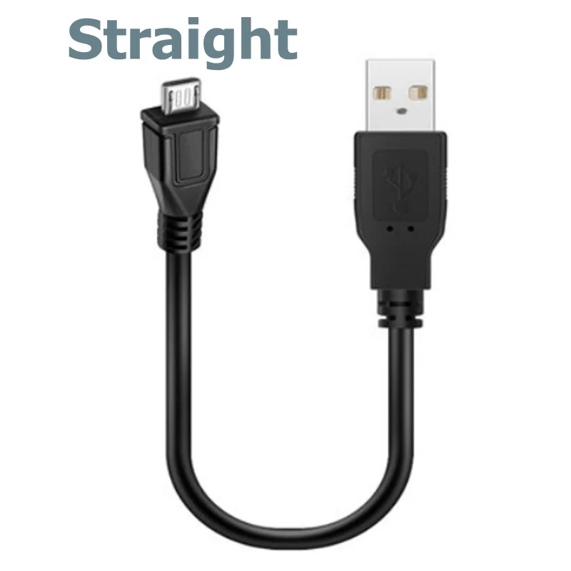 Up & Down & Left & Right Angled 90 Degree Micro USB Male to USB male Data Charge connector Cable 0.5m 1m for mobile phone Tablet