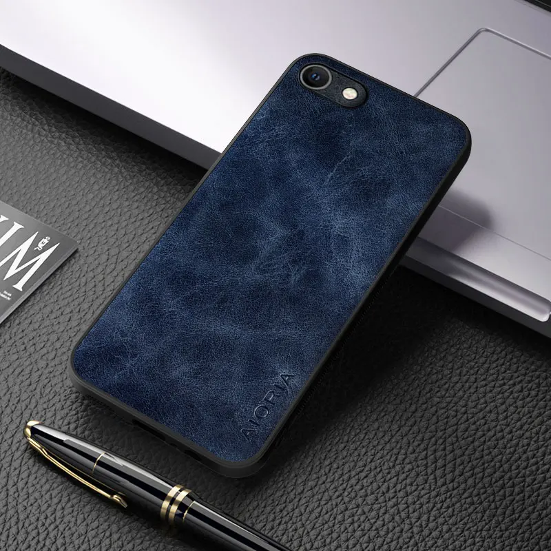 Case For Apple IPhone 8 7 6 Plus XS Max XR X SE 2020 2022 Luxury PU Leather Skin Cover  For iphone SE Case