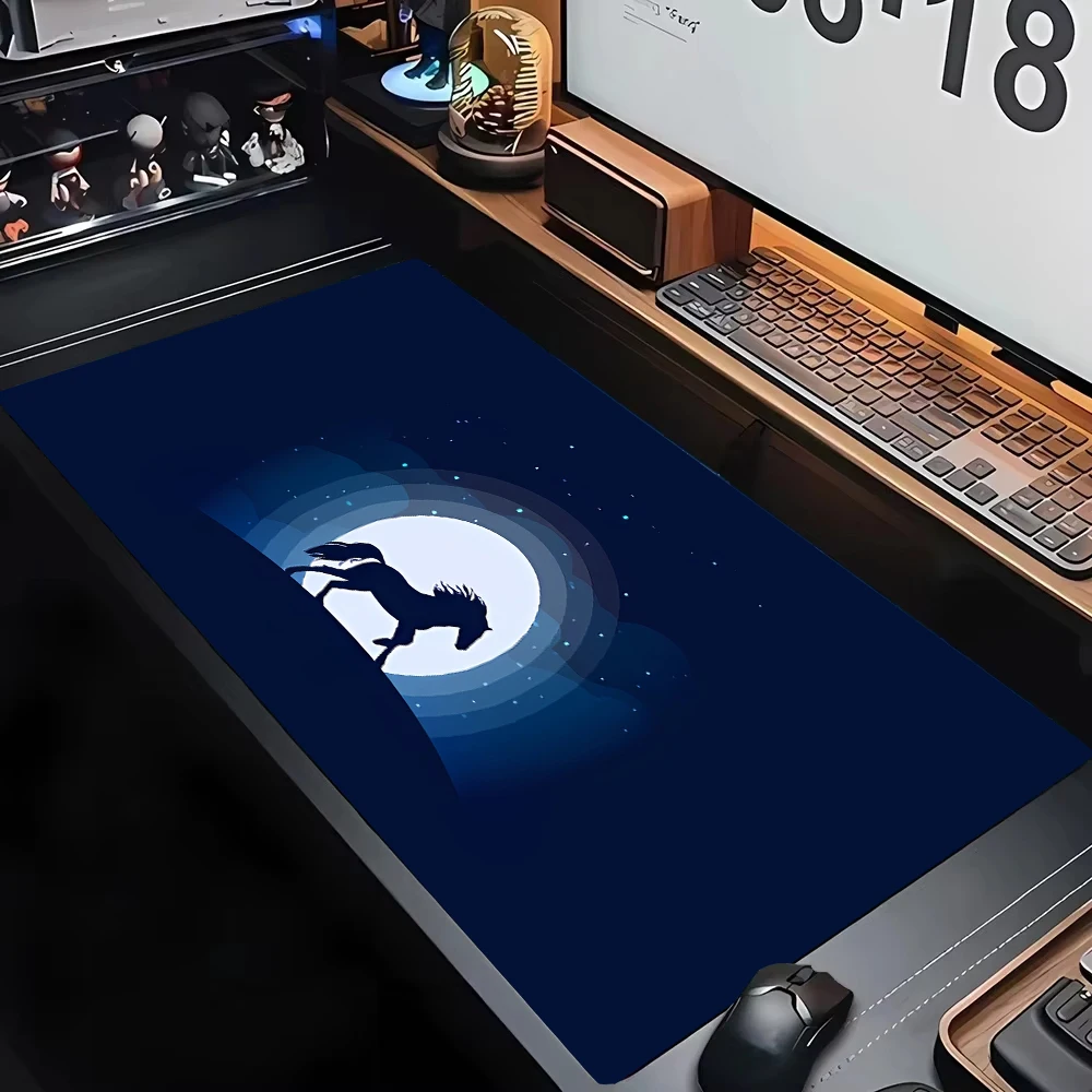 

XXL Haoyue Sword Horse Pattern Extra Large Mouse Pad Computer Desk mat Mechanical Keyboard MousePads Anti-slip Customizable