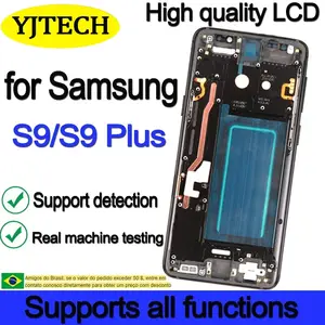 Bilashmart Super AMOLED Replacement Samsung S9 G960 G960F LCD Display Touch Screen S9 Plus G965 G965F