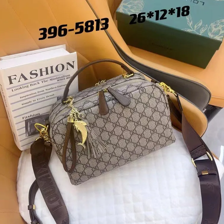 

Popular Classic Elegant Leather Handbags Women's Tote Bag Luxury Brand Crossbody Bag Famous Designer For Ladies