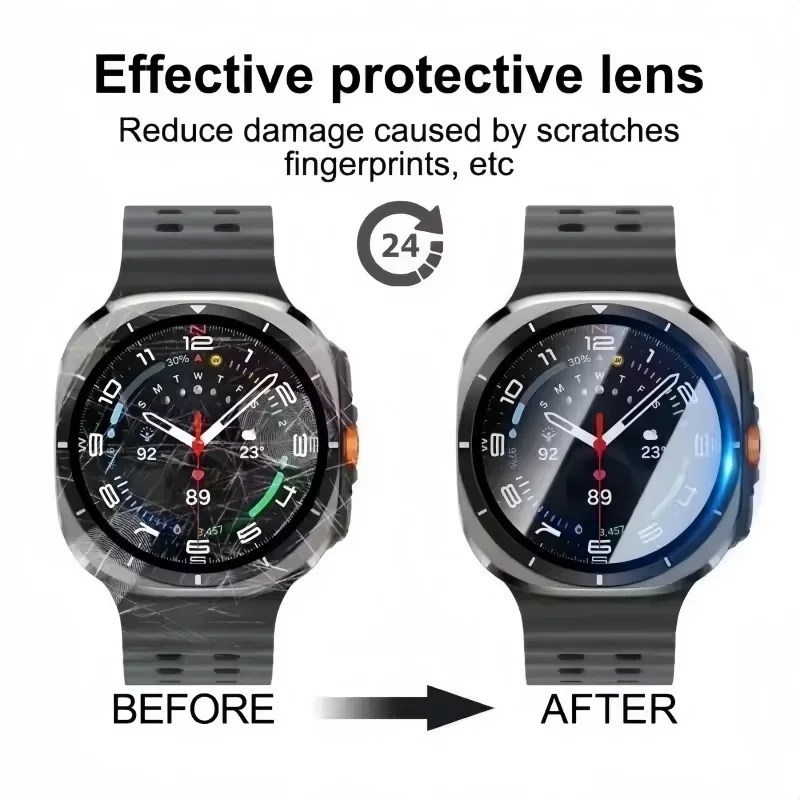 1-3PCS Screen Protector For Samsung Galaxy Watch 8 40mm 44mm TPU Protective Film For Galaxy Watch 8 Classic 46mm Anti-scarch