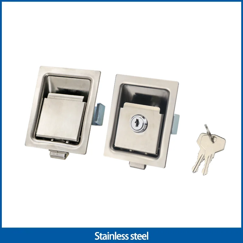 Stainless Steel Flat Collision Lock Industrial Equipment Machinery Switch Cabinet Cabinet Distribution Box Door Lock