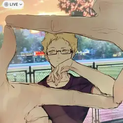 Kei Tsukishima Acrylic Card Haikyuu Anime Goods Transparent Cards Group Photo Card Shooting Prop Desktop Display Accessories