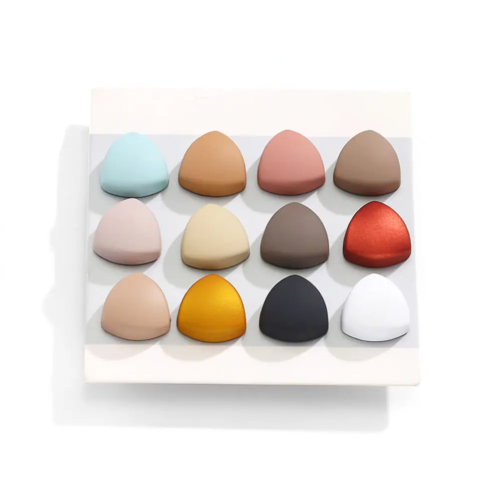 Magnetic Hijab Scarf Pin Round Alloy Button Clip Fashion Brooch Accessories Scarf Decorative Holder Elegant Daily Jewelry Set