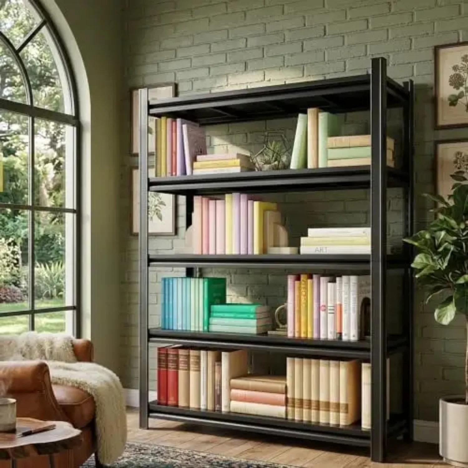 5-Tier Heavy Duty Bookshelf, 71