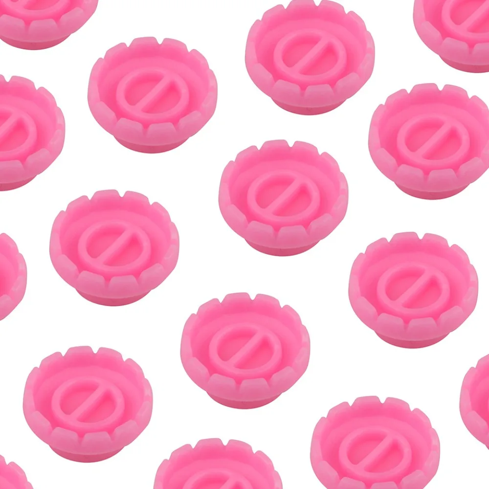 100pcs New Disposable Eyelash Glue Holder Ring Quick Blossom Cup Grafting False Eyelashes White Pink Lash Supplies