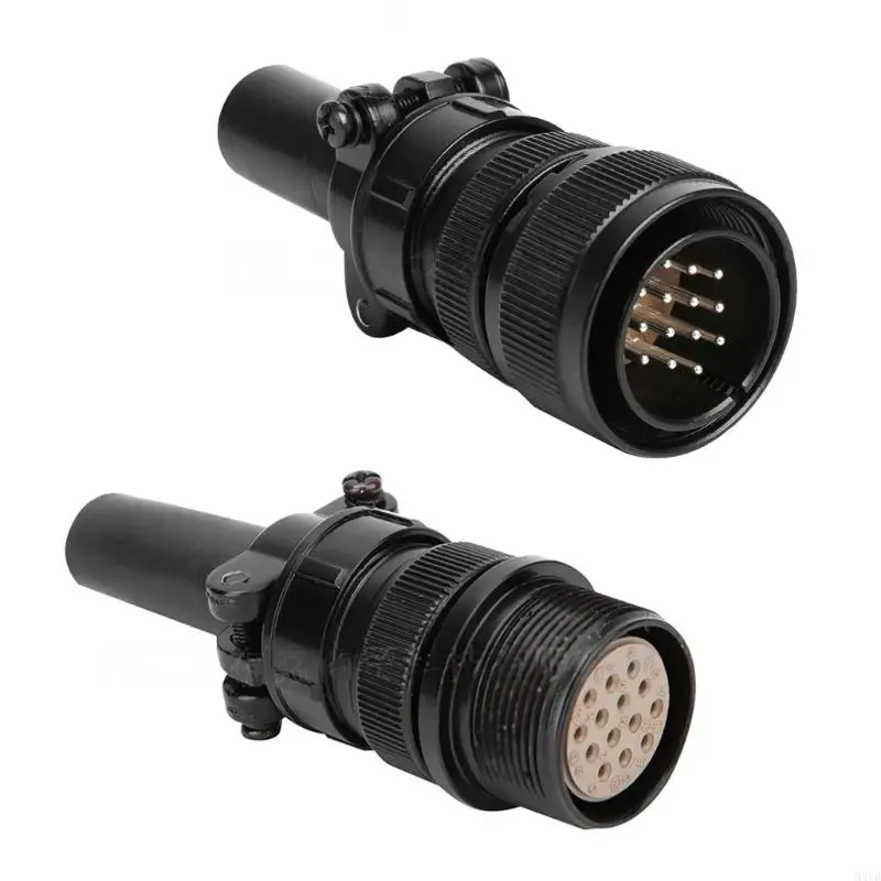 

Heavy Duty 14Pin Welder Connector For TIG Welding Machines With Remote Current Control Wire Feeder Support Metal Shell M4YD