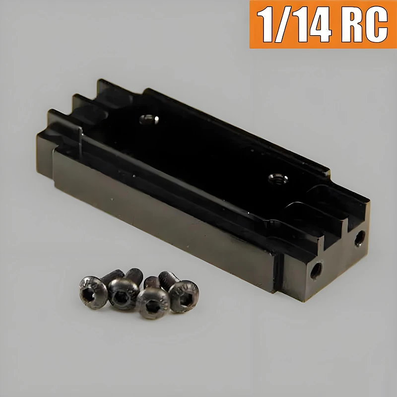 Viga de Metal de Simulación para Camión RC, Viga de Cabeza para SCANIA 1/14 Tamiya 770S R620, para VOLVO ACTROS AROCS, Piezas de Bricolaje para Modelos de Coches