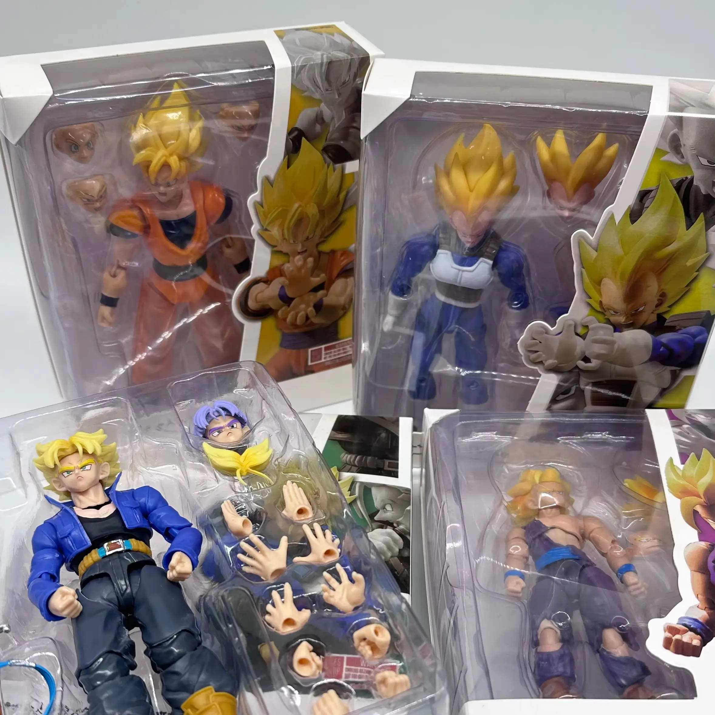 Dragon Ball SHF Goku Vegeta Actionfigur Super Saiyan Gogeta DBZ Figur PVC Sammlermodell Spielzeug für Kinder Geschenke