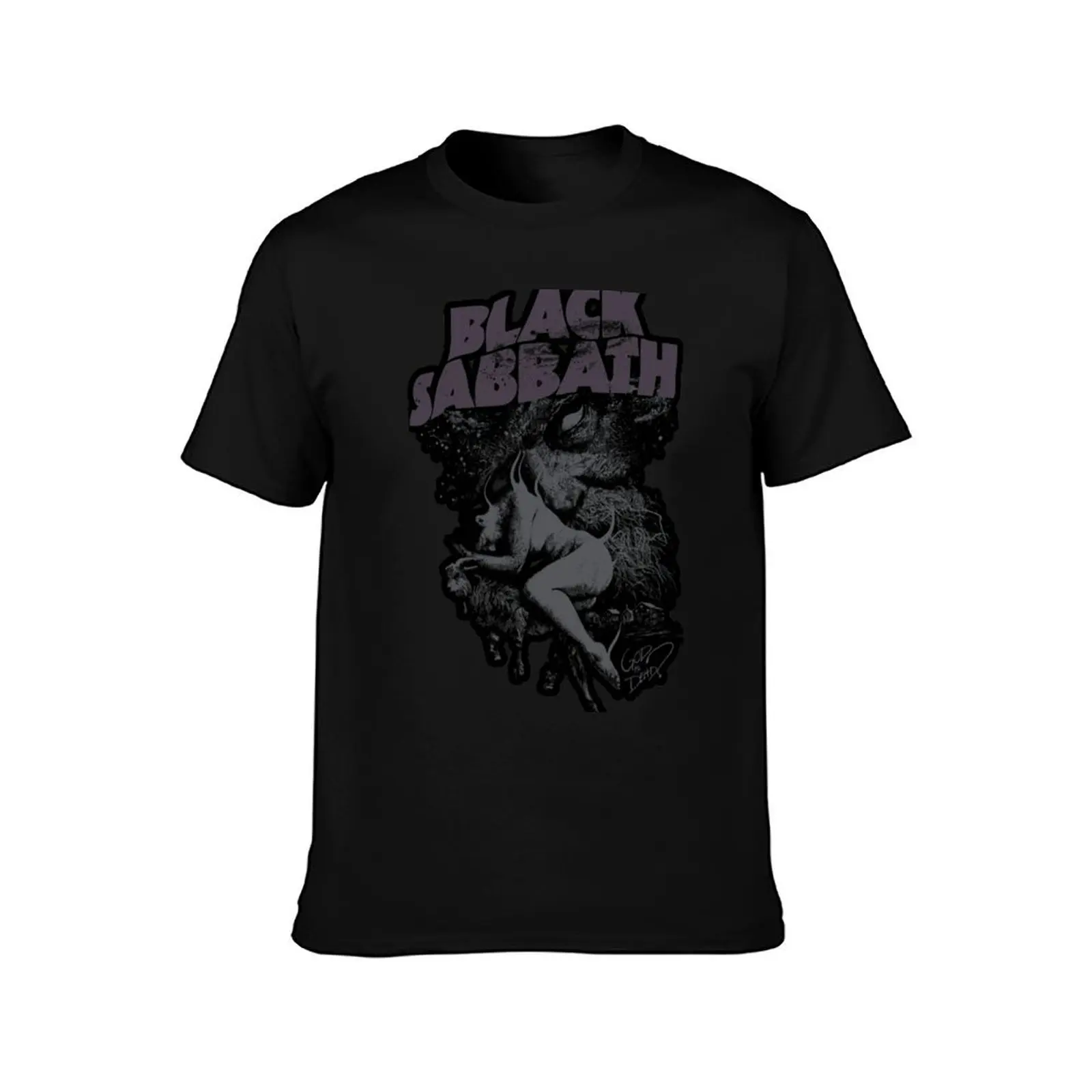 Warna Black Gak Oleh Sabbath T-Shirt Summer Casual Cotton Tee Oversized Streetwear Tops Vintage Graphic Print 100% Cotton